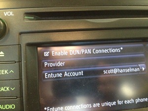 HOW TO FIX: Toyota Entune 2.0.1 Update breaks Internet Tethering over